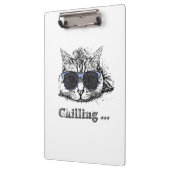 Porte-bloc Funny Cat Chilling With Cute Sunglasses           (Gauche)