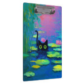 Porte-bloc Funny Chat noir nager dans l'étang | L'art bizarre (Swatch)