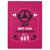 Porte-bloc Funny Driving Instructor Gift (Dos)