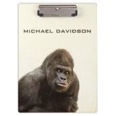 Porte-bloc Funny Gorilla porte - bloc monogramme personnalisé (Devant)