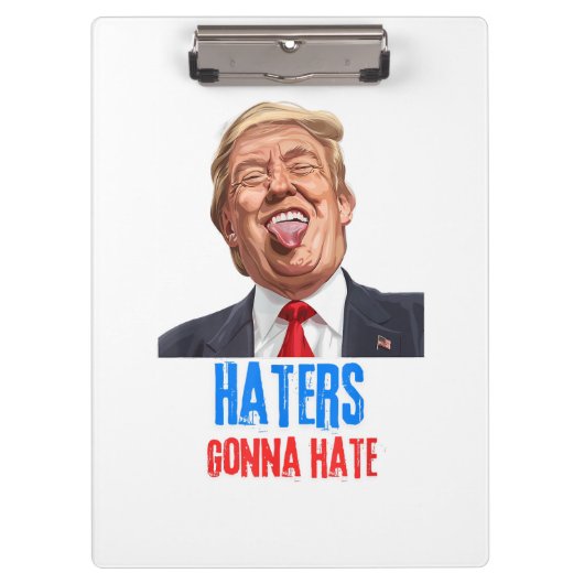 Porte-bloc Funny Haters va détester les citations, drôle dire (Devant)