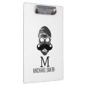 Porte-bloc Funny Mustache Monogramme #2 (Swatch)