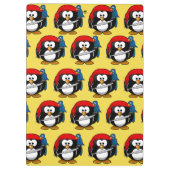 Porte-bloc Funny Pirate Pinguin (Dos)