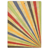 Porte-bloc Funny Retro Grunge Rays + votre idée (Dos)