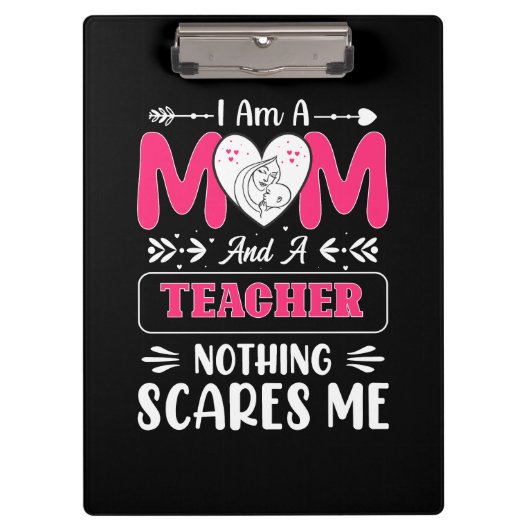 Porte-bloc Funny Teacher Maman, Teacher Maman Funny (Devant)