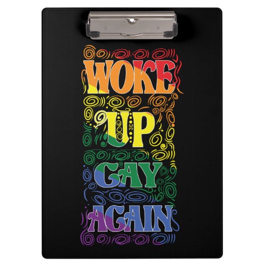 Porte-bloc Funny | Up Gay Again | Gay pride (Devant)
