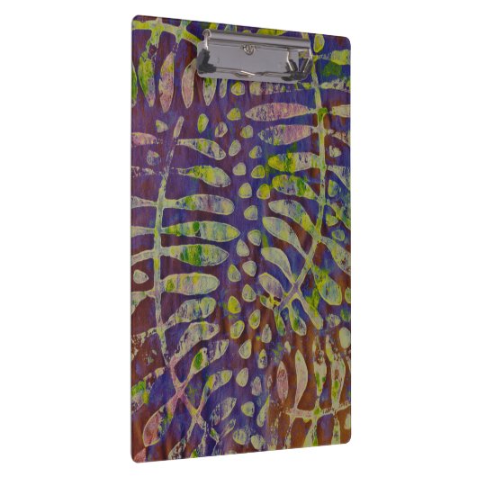 Porte-bloc Gabarit d'impression Gelli Art Abstrait (Swatch)