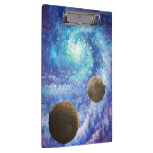 Porte-bloc Galaxie bleue et planètes (Swatch)