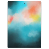 Porte-bloc Galaxie peinte Abstraite moderne (Dos)