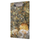 Porte-bloc Galets Brown et gris naturel Abstrait (Gauche)