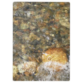 Porte-bloc Galets Brown et gris naturel Abstrait (Dos)