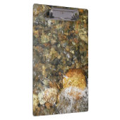 Porte-bloc Galets Brown et gris naturel Abstrait (Swatch)