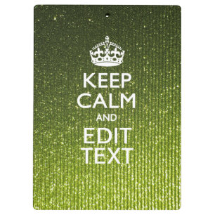 Porte-bloc Garde Calme Vert Olive Avoir Votre Texte