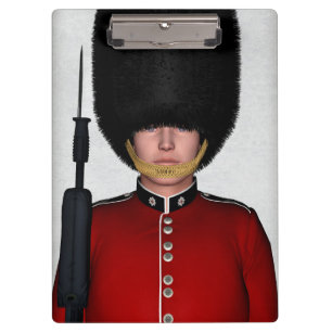 Porte-bloc Garde royal britannique soldat Londres Art