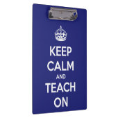Porte-bloc Gardez le calme et l'enseignez sur le porte - bloc (Swatch)