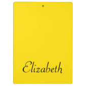 Porte-bloc Gardez le calme et souriez sur le jaune (Dos)