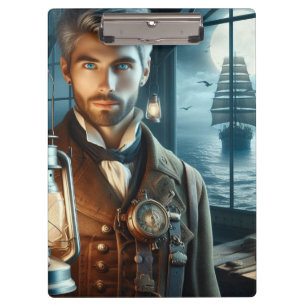 Porte-bloc Gardien de phare victorien Vintage Steampunk