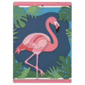 Porte-bloc Geo Flamant rose Puzzle (Dos)