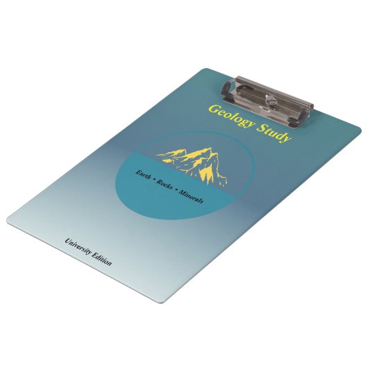Porte-bloc Geology Study Clipboard – Personalized (Incliné)