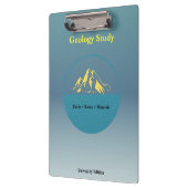 Porte-bloc Geology Study Clipboard – Personalized (Gauche)