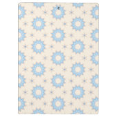 Porte-bloc Géométrie Blue Starburst (Dos)