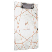 Porte-bloc Géométrique moderne sur le marbre blanc (Swatch)