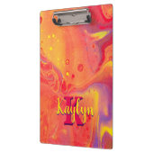 Porte-bloc Gibier Red Purple Acrylic Flow Art (Gauche)