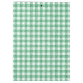 Porte-bloc Gingham vert menthe (Dos)