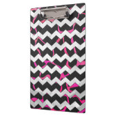 Porte-bloc Girafe Imprimé Rose Fushia et Noir (Gauche)