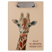 Porte-bloc Girafe le Safari Tier Aquarell (Devant)