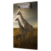 Porte-bloc Girafes et le paysage (Gauche)