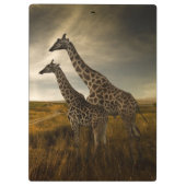 Porte-bloc Girafes et le paysage (Dos)