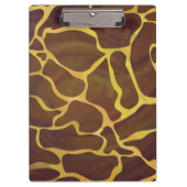 Porte-bloc Giraffe Brown et jaune (Devant)