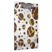 Porte-bloc Giraffe Brown et jaune (Swatch)