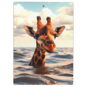 Porte-bloc Giraffe en mer (Dos)