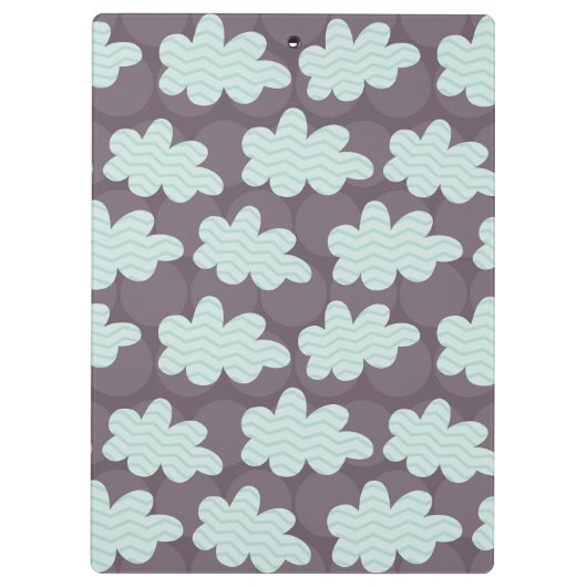 Porte-bloc Giraffe et nuages (Dos)