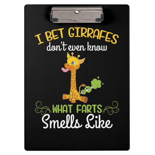 Porte-bloc Giraffe Lover Giraffe Ce Qui Pense Comme (Devant)