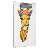 Porte-bloc Giraffe Lover Giraffe Fleur Wreath (Swatch)
