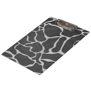Porte-bloc Giraffe Monogramme noir et gris clair