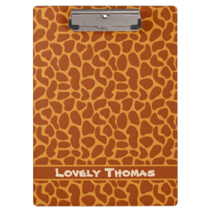 Porte-bloc Giraffe Peau animale