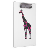 Porte-bloc Giraffe Rose chaud et Silhouette noire (Swatch)