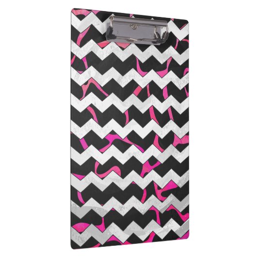 Porte-bloc Giraffe rose chaude et noire (Swatch)