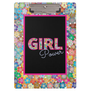 Porte-bloc Girl Power   Fille rose belles femmes Fleurs sauva