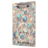 Porte-bloc Girly Opal Leopard Print Office School (Gauche)