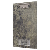 Porte-bloc Glam en granit Parties scintillant d'or noir perso (Gauche)