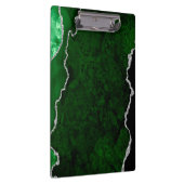 Porte-bloc Glamorous Forest Green Marble Chic Silver (Swatch)