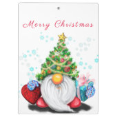 Porte-bloc Gnome de Noël mignonne avec Porte - bloc cadeau (Dos)