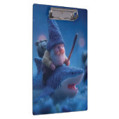 Porte-bloc Gnomes Whimsical chevauchant des requins (Swatch)