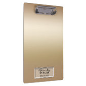 Porte-bloc Gold Shimmer Shine Elegant Chic Glam Personnalisé (Swatch)