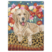 Porte-bloc Golden Boy Retriever (Dos)